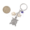 Tibetan Style Alloy Tortoise Keychains KEYC-JKC00964-02-3