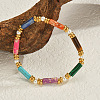 Bohemian Style Colorful Mixed Stone Beaded Stretch Bracelets for Women AC6424-5