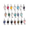 Natural & Synthetic Gemstone Pendants G-M386-01P-1