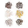 120Pcs 6 Colors Brass Clip-on Earring Findings KK-CJ0001-60-2