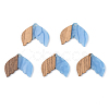 Resin & Walnut Wood Pendants RESI-S389-017A-2
