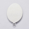 201 Stainless Steel Stamping Blank Tag Pendants STAS-P225-036P-2