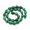 Synthetic Malachite Beads Strands G-T004-08-2