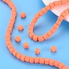 Handmade Polymer Clay Beads Strands X-CLAY-T020-09G-6
