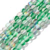 Synthetic Moonstone Beads Strands G-E573-01A-20-1