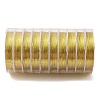 10 Rolls Round Copper Wire CWIR-C003-01D-G-1