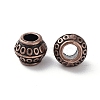 Tibetan Style Alloy Beads FIND-Q094-38R-2