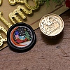 Christmas Series Wax Seal Brass Stamp Head AJEW-M037-01G-15-3