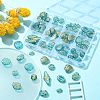 12 Styles Plating Acrylic Beads FIND-YW0003-05-5