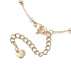 3Pcs 3 Styles Brass Cable Chain Anklets AJEW-AN00601-6