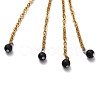 304 Stainless Steel Beaded Necklaces NJEW-H210-A-G-6