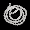 Imitate Austrian Crystal Frosted Glass Beads Strands EGLA-A039-T4mm-MD13-2