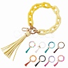 Chain Link Wristlet Keychain HJEW-SW00013-01-1