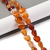 Natural Red Agate Beads Strands G-I372-A03-01-2