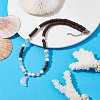 Moon Quartz Crystal Pendant Necklaces for Women NJEW-JN04664-01-3
