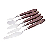 Stainless Steel Palette Knives Set DRAW-PW0001-194-4