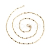 Brass Oval Link Chains Necklace for Women X-NJEW-P265-09G-3