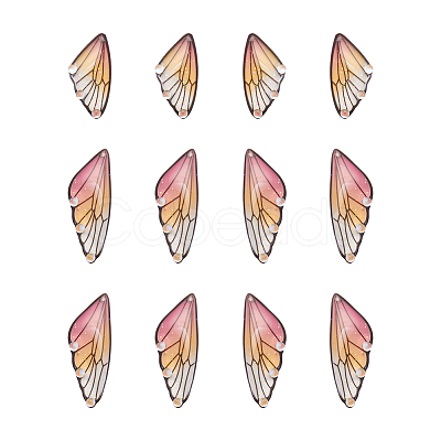 Transparent Resin Crystal AB Rhinestone Pendants Set RESI-TAC0002-46A-1