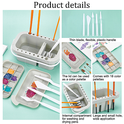 PandaHall Elite Painting Supplies Kits DIY-PH0009-80-1