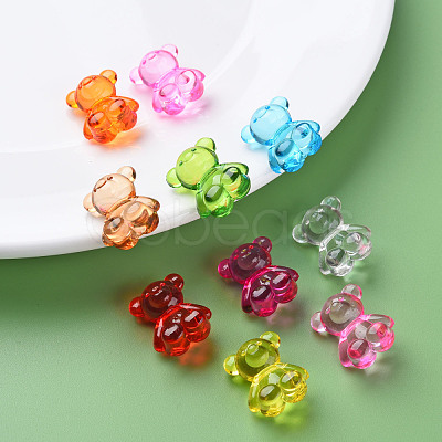 Transparent Acrylic Beads X-MACR-S373-54B-1