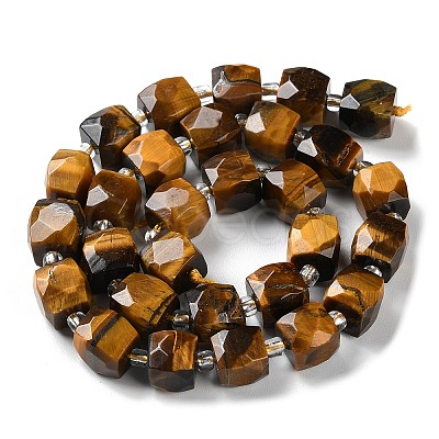 Natural Tiger Eye Beads Strands G-B065-A05-1