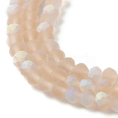 Transparent Glass Beads Strands EGLA-A044-T2mm-MB20-1