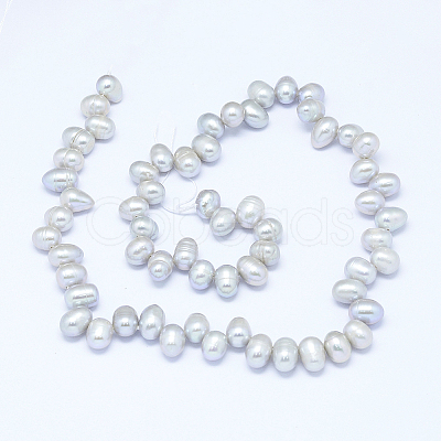 Natural Cultured Freshwater Pearl Beads Strands PEAR-G004-01A-01-1