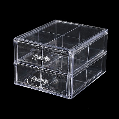 4-Grid Acrylic Jewelry Storage Drawer Boxes CON-K002-01B-1