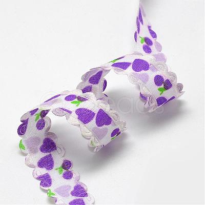 Single Face Printed Polyester Satin Ribbon SRIB-Q010-16mm-05-1