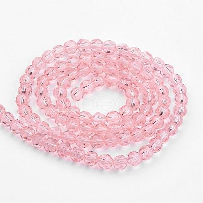 Transparent Glass Bead Strands GLAA-G013-6mm-87-1