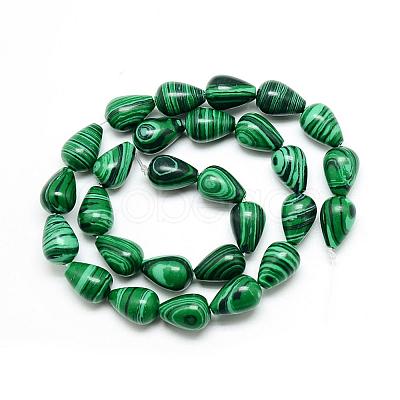 Synthetic Malachite Beads Strands G-T004-08-1