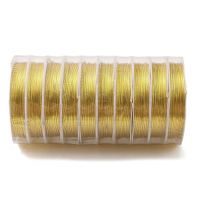 10 Rolls Round Copper Wire CWIR-C003-01D-G-1