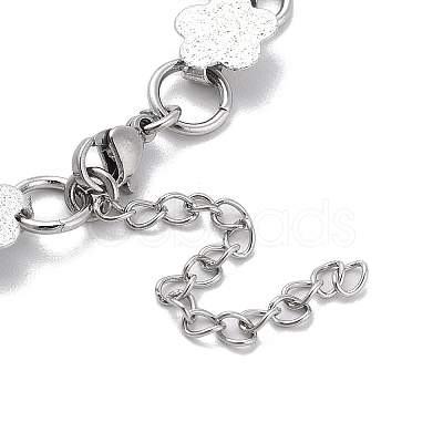 Non-Tarnish 304 Stainless Steel Link Chain Bracelets for Women BJEW-Q343-04A-P-1