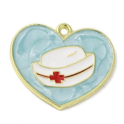 Medical Theme Alloy Enamel Pendants ENAM-U000-02B-05-1