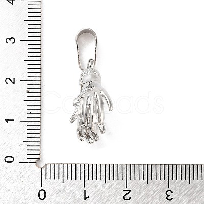 Alloy Bead Cage Pendants FIND-M012-01F-P-1