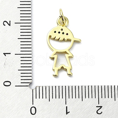 Brass Micro Pave Colorful Cubic Zirconia Pendants KK-H475-13G-01-1