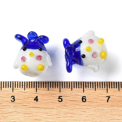 Handmade Lampwork Beads Strands LAMP-Z007-02B-1