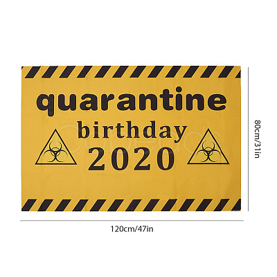 2020 Quarantine Birthday Decorations AJEW-GF0001-64A-1