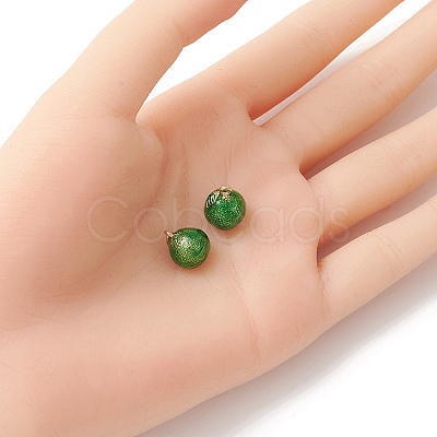 2Pcs Brass Enamel Charms KK-YW0001-85-1