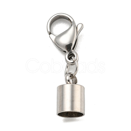 Tarnish Resistant 304 Stainless Steel Cord Ends STAS-K273-07B-P-1