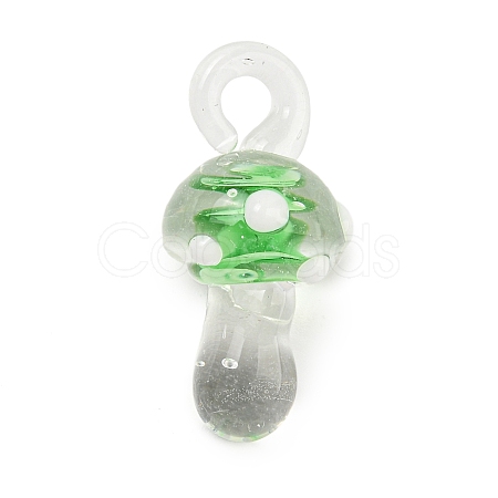 Handmade Lampwork Pendants LAMP-S067-02D-1