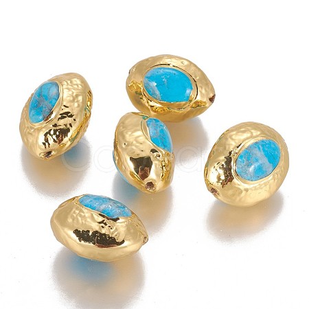 Synthetic Turquoise Beads G-F633-34G-1