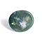 Natural Moss Agate with Brass Drawer Knobs, Oval Drawer Pulls Handle, for Home, Cabinet, Cupboard and Dresser, 45mm