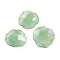 Lotus Leaf Bead Caps, for DIY Jewelry Making, Dark Sea Green, 32~36x33~33.5x4~6mm, Hole: 1.2mm