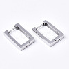 304 Stainless Steel Huggie Hoop Earrings X-EJEW-N016-005-2