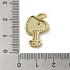 Brass Micro Pave Cubic Zirconia Pendants KK-Q808-12G-3