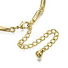 Electroplated Alloy Link Bracelets BJEW-T012-005-RS-2