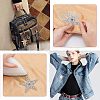 Fingerinspire 5Pcs 5 Style Glitter Enamel Hotfix Crystal Rhinestone DIY-FG0002-40-5