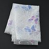 Butterfly Pattern Polyester Mesh Tulle Fabric DIY-WH0308-319A-1