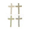 Real 18K Gold Plated Brass with Glass Pendants KK-A209-17G-1